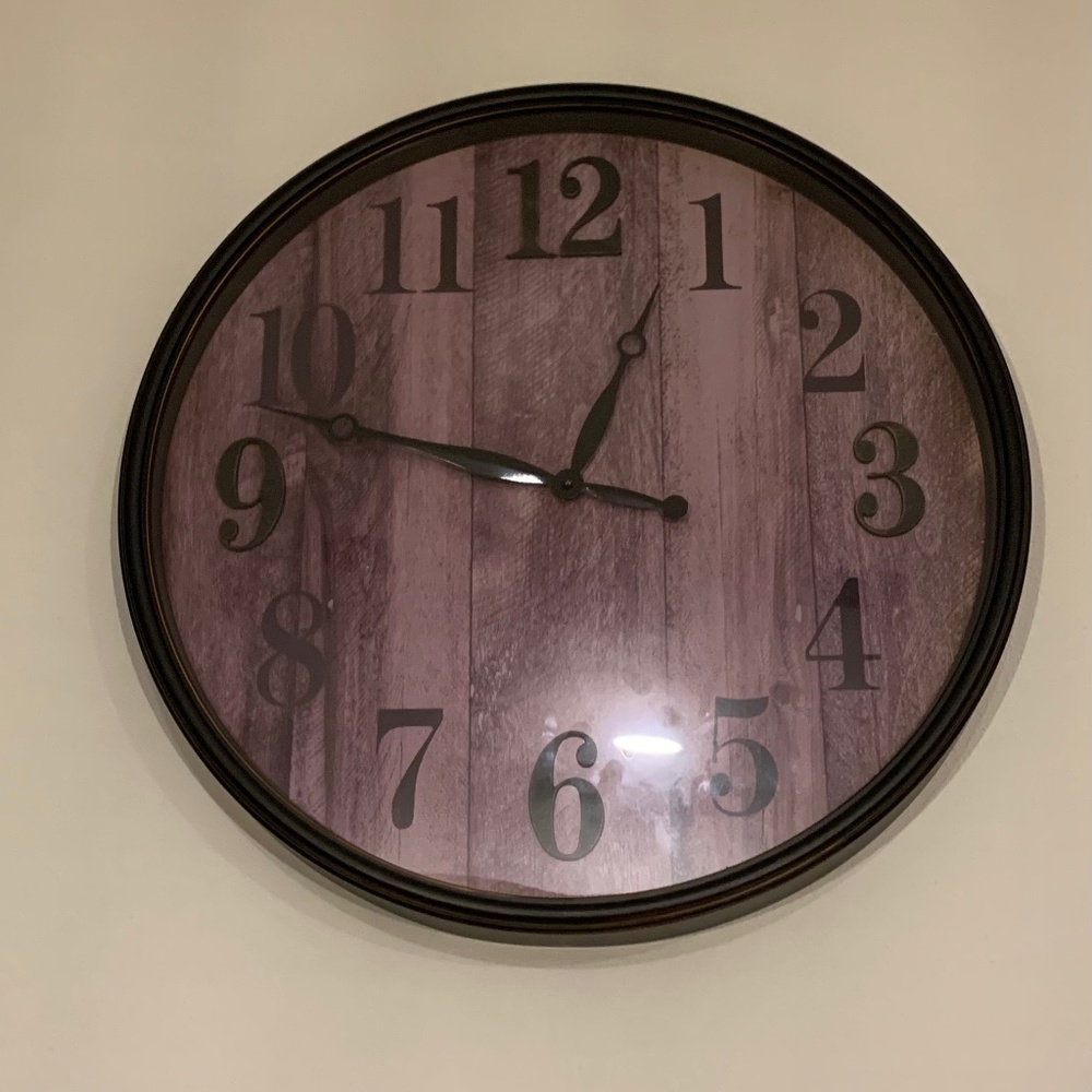 12” wall clock